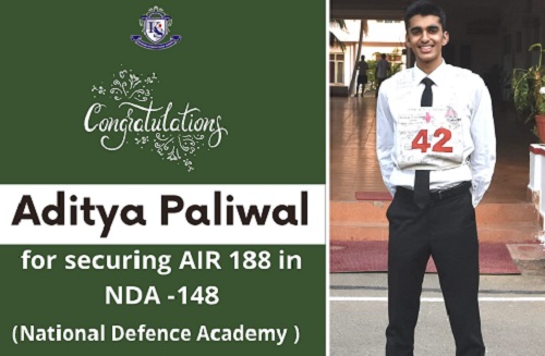 Aditya Paliwal for securing AIR 188 in NDA