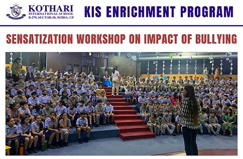 As a part of the KIS Enrichment Programme, an enriching workshop was organized with Fortis Mental Health Department on 19 SEPTEMBER, 2022