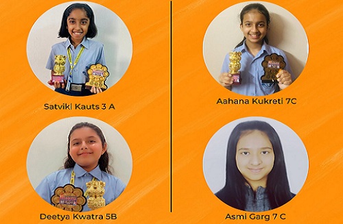 KIS students participated in the Online National Level