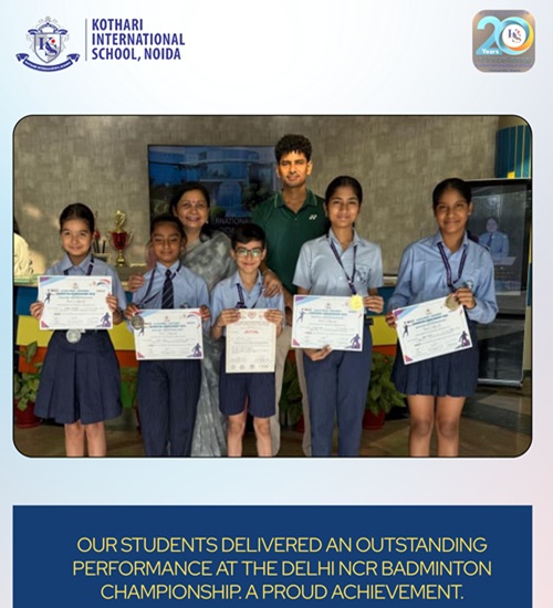 Heartiest congratulations to all our badminton champions for their remarkable achievement