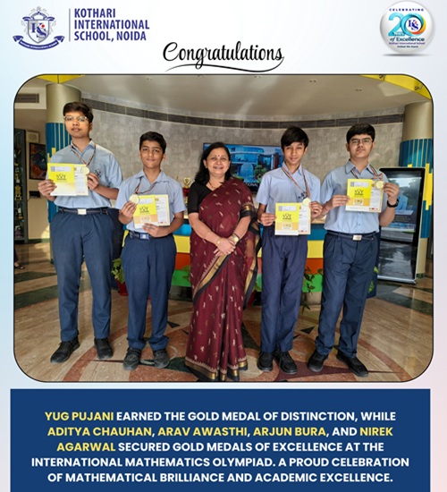 Outstanding achievements of our young mathematicians in the International Mathematics Olympiad