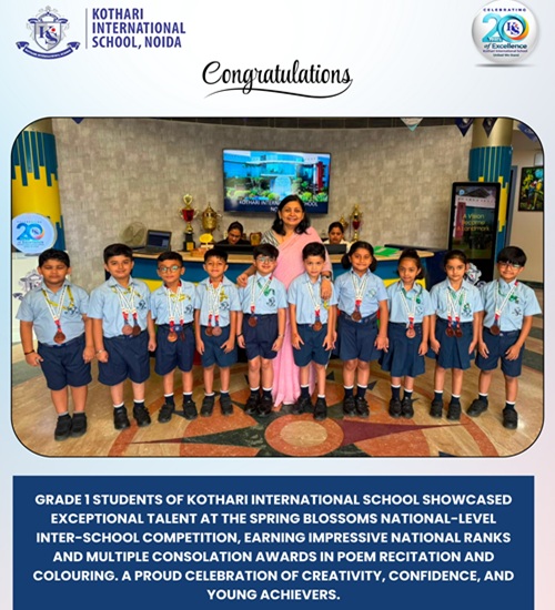 We are delighted to share that our students participated in the 6th Edition of ‘SPRING BLOSSOMS’
