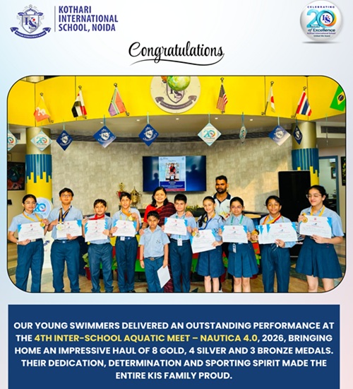 We are proud to share the outstanding performance of our swimmers 4th INTER SCHOOL AQUATIC MEET